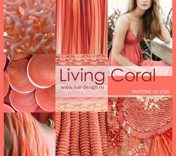 PANTONE 2019. Цвет Года Living Coral